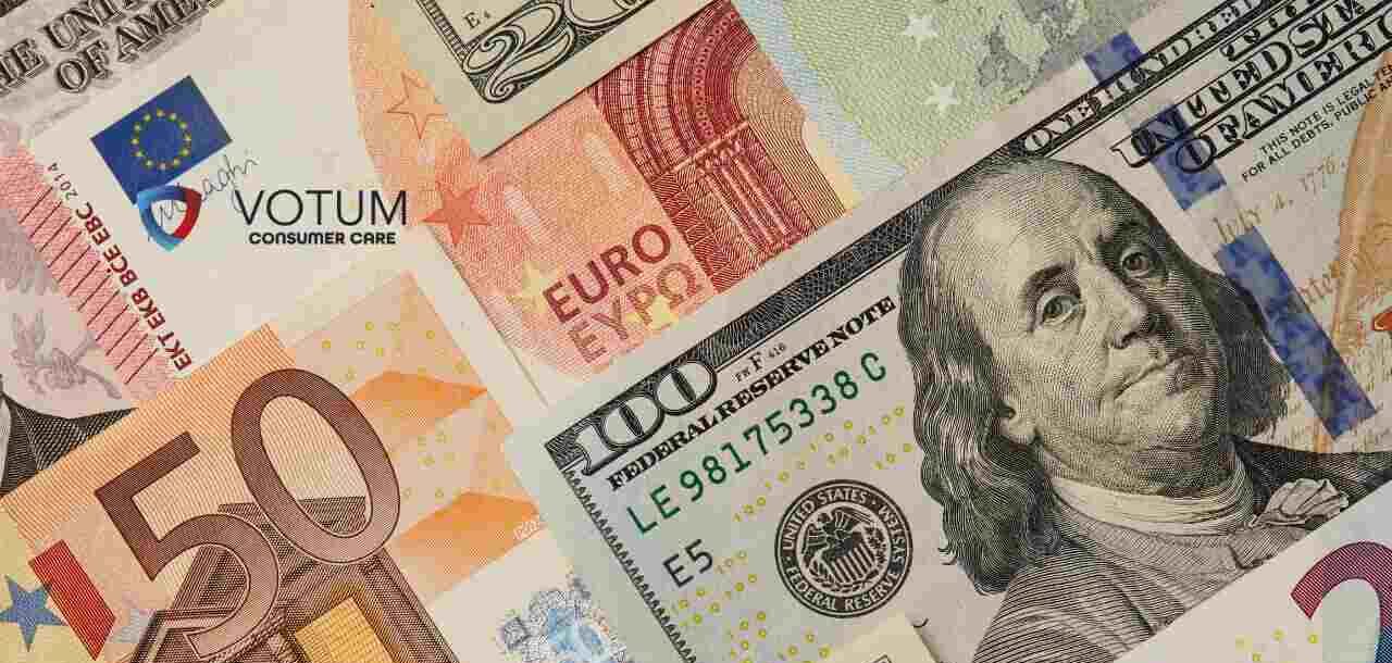 Banknoty EUR i USD