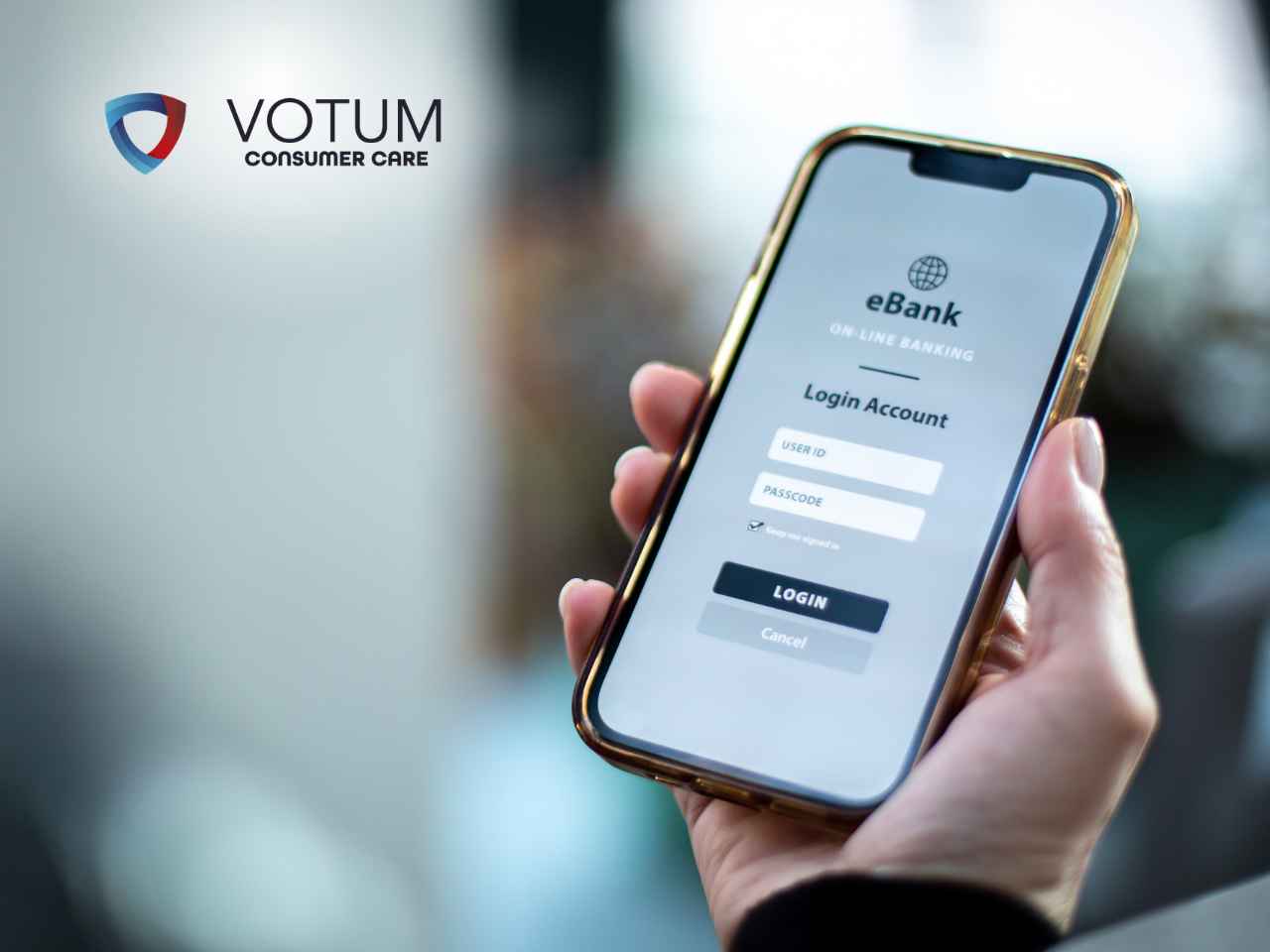 telefon z aplikacja bankową 